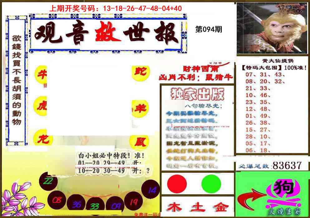 094期(另)观音救世密报[图]