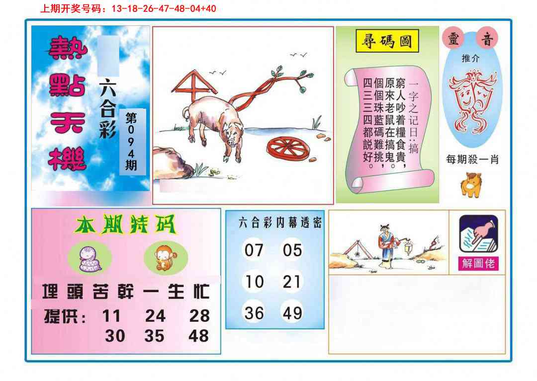 094期热点天机[图]